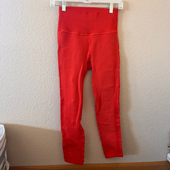 Free People Movement Free Throw Leggings in the "Ripe Persimmon" - Picture 3 of 11